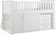 Homelegance® Galen White Twin Youth Low Loft Bunk Bed with Bookcase and Two Dressers-4