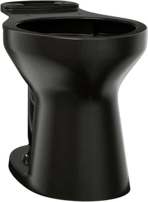 KOHLER® Cimarron® Black Elongated Chair-Height Toilet Bowl with Fully Glazed Trapway-0
