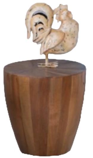Jaipur Furniture Cayley Brown Round End Table-0