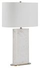 Renwil® Irisa Natural Honed White Table Lamp-1