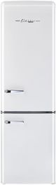 Unique® Appliances Classic Retro 22" 8.7 Cu. Ft. Marshmallow White Counter Depth Bottom Freezer Refrigerator-0