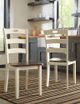 Signature Design by Ashley® Woodanville Brown/Cream Dining Side Chair-4