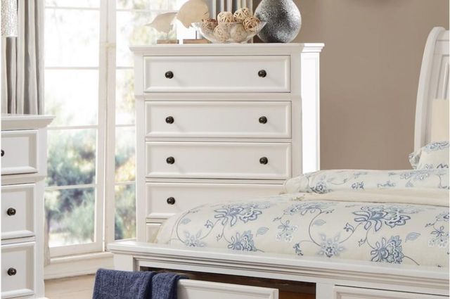 Mazin Furniture Laurelin White Chest-3