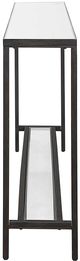 Uttermost® Hayley Glass Top Console Table with Black Frame-4