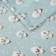 Olliix by True North by Sleep Philosophy Blue Snowmen Full Cozy 100% Cotton Flannel Printed Sheet Set-1