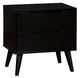 Furniture of America® Lennart Black Nightstand-0