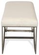 Riverside Furniture Maisie Champagne/Gray Upholstered Bed Bench-2