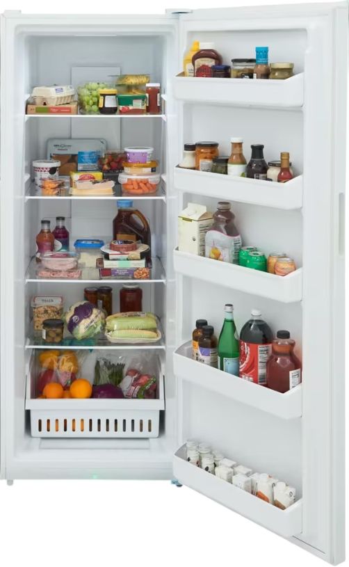 Frigidaire® 28" 18 Cu. Ft. White Upright Freezer-2