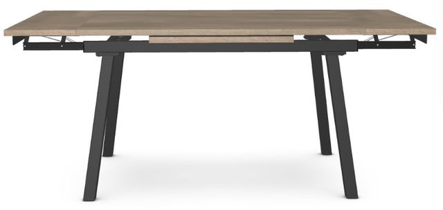 Amisco Customizable Lewis Birch Veneer 48" Dining Table with Extension-3