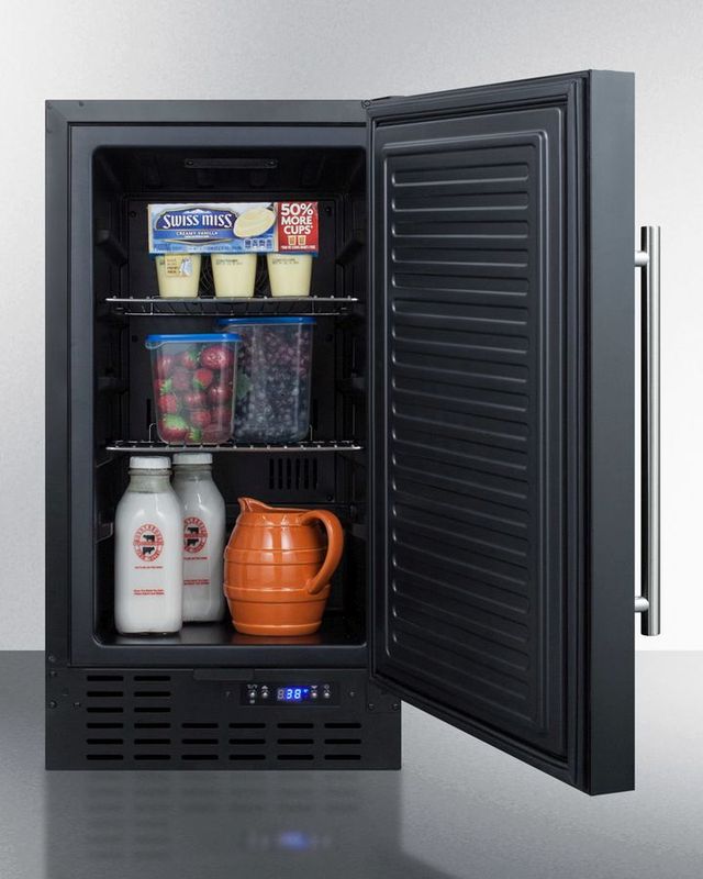 Summit 5 Piece Black Kitchenette-1