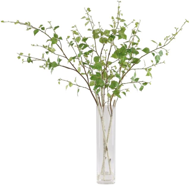 Uttermost® Nigra Clear/Green Birch Centerpiece-0