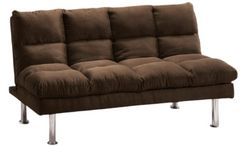 Furniture of America® Saratoga Dark Brown Futon Sleeper Sofa