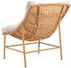 Zuo® Modern Merilyn Beige/Natural Olefin/Rattan Outdoor Accent Chair-4