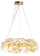 A & B Home Clear/Gold Chandelier-1