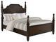 Coaster® Andover Dark Oak Eastern King Poster Bed-0