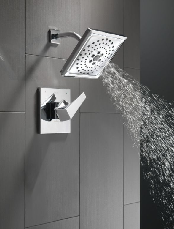 Delta Trillian® 14 Series Lumicoat® Chrome Stainless H2Okinetic Shower Only Trim-3
