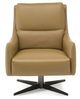 Natuzzi Editions Customizable Gloria Leather Swivel Chair-1