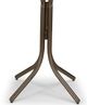 Telescope Casual Glass Top 36" Round Bar Height Table with Hole-1