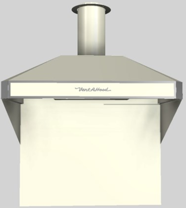 Vent-A-Hood® A Series 42" Biscuit Retro Style Wall Mounted Range Hood