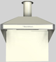 Vent-A-Hood® A Series 42" Biscuit Retro Style Wall Mounted Range Hood-0