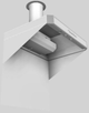 Vent-A-Hood® A Series 36" White Retro Style Wall Mounted Range Hood-1