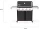 Weber® Genesis E-415 4-Burner Black Freestanding Liquid Propane Grill-1