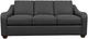 La-Z-Boy® Charlie Navy Leather Queen Sleep Sofa-1