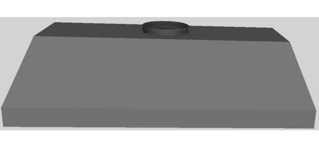 Vent-A-Hood® 48" Gunsmoke Wall Mounted Liner Insert-0