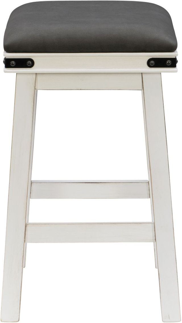Powell® Milligan Gray/White Counter Stool-3