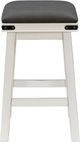 Powell® Milligan Gray/White Counter Stool-3