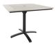 CabanaCoast® Customizable Jasper SOL Teak™ 36" Outdoor Square Dining Table-0