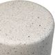 Dovetail Furniture Adriti Off White Terrazzo Composite Outdoor Side Table-2