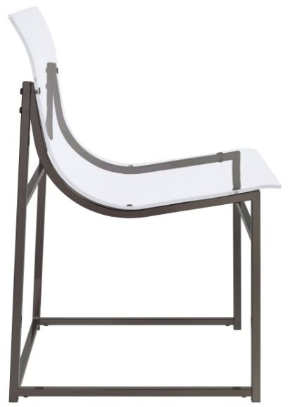 Coaster® Adino Black Nickel Dining Side Chair-2