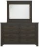 Liberty Furniture Thornwood Hills 3-Piece Rock Beaten Brown Queen Bookcase Bedroom Set-2