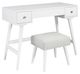Signature Design by Ashley® Thadamere 2-Piece White Vanity with Stool Set-1