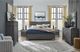Magnussen Home® Merrifield Merino Pearl/Raisin Black King Panel Bed with Upholstered Headboard-1