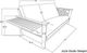 Kodiak Furniture Jozie Graystone/Monte Toro Pistachio Full Futon-2