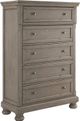 Signature Design by Ashley® Lettner 5-Piece Light Gray King Panel Bed Set-4