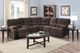 Porter International Designs Ramsey 6-Piece Brown Manual Reclining Sectional-4