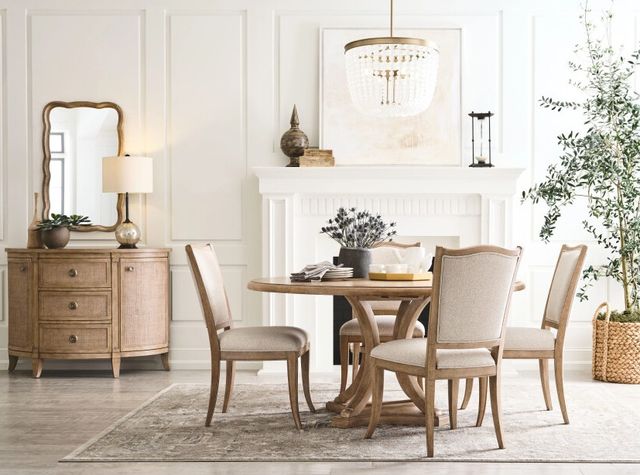 American Drew® Chastain Midway Brown Round Dining Table-1