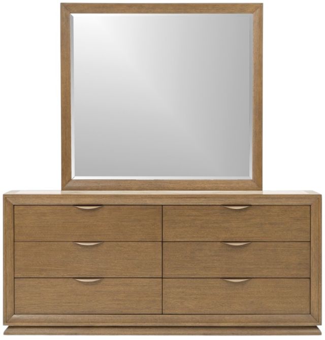 Michael Amini® Portrait Sienna Brown Large Dresser with Mirror-1