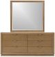 Michael Amini® Portrait Sienna Brown Large Dresser with Mirror-1