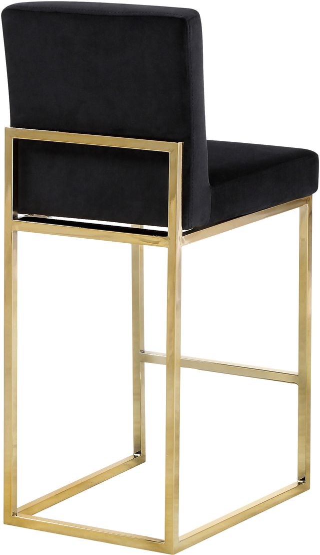 Meridian Furniture Giselle Black Velvet Counter Stool-1