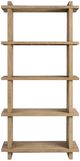 Classic Home Karlla Natural Clay Bookshelf-2