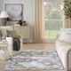 Nourison Home™ Dekor DEK05 Gray Navy 5'x7' Style 2 Area Rug-1