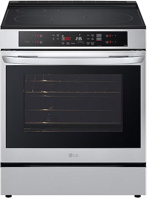 LG 30" Smudge Resistant Stainless Steel Smart Slide-In Induction Range with True Convection and Air Fry-2