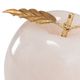 Chelsea House Elizabeth Wicker White Marble/Antique Gold Leaf Apple-1