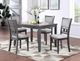 New Classic® Home Furnishings Gia 5-Piece Gray Dining Table Set -1