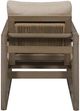 Vanguard® Furniture Customizable Drift Fabric/Teak Outdoor Chair-3