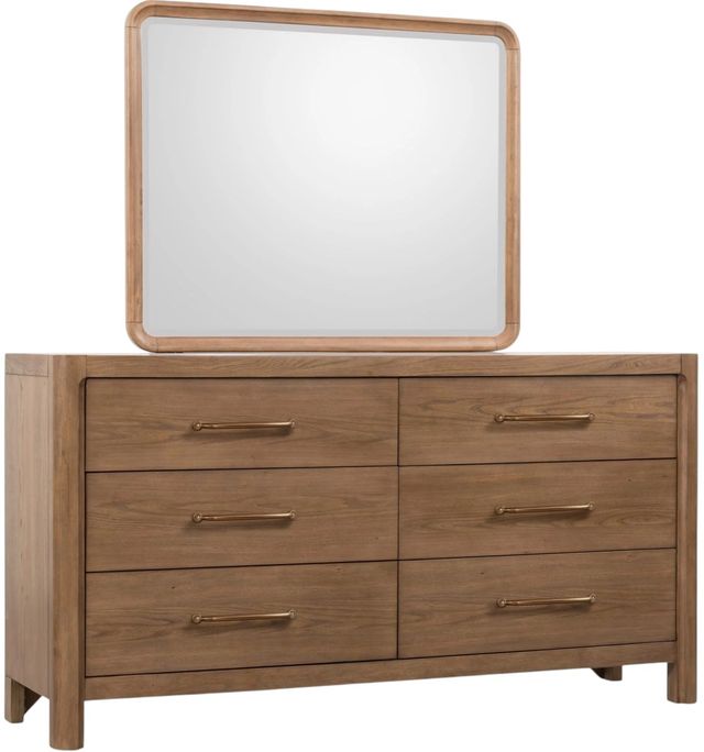 Modus Furniture Morris Claystone 6-Drawer Dresser-3